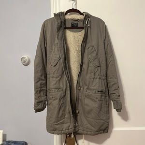 Army Green Abercrombie coat